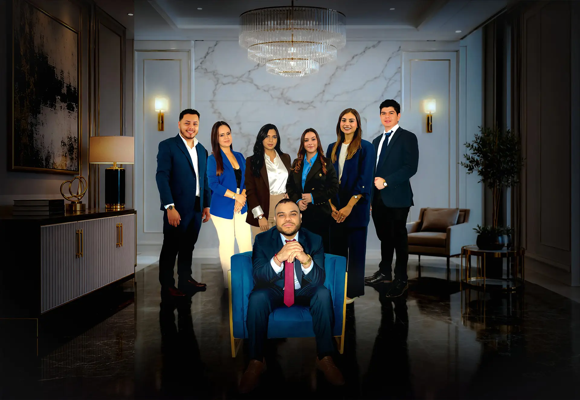 El equipo completo de Benitez Family Law